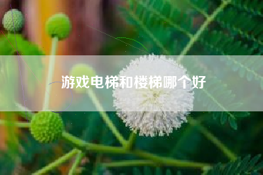 游戏电梯和楼梯哪个好