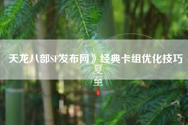 天龙八部SF发布网》经典卡组优化技巧