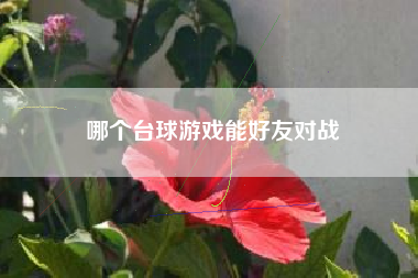 哪个台球游戏能好友对战