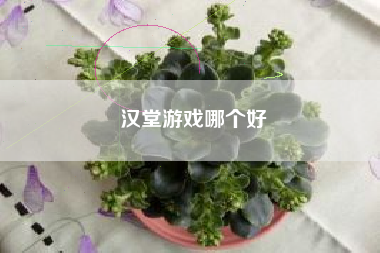 汉堂游戏哪个好