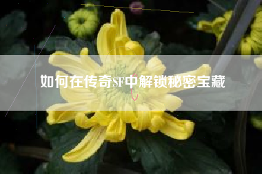 如何在传奇SF中解锁秘密宝藏