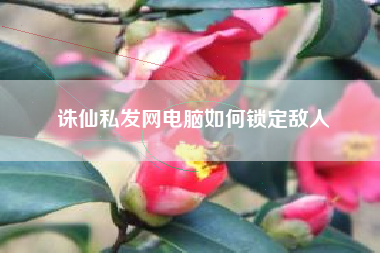 诛仙私发网电脑如何锁定敌人