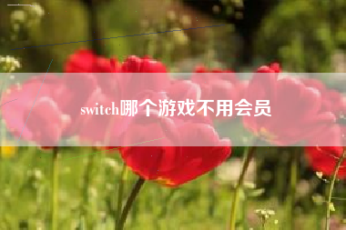 switch哪个游戏不用会员