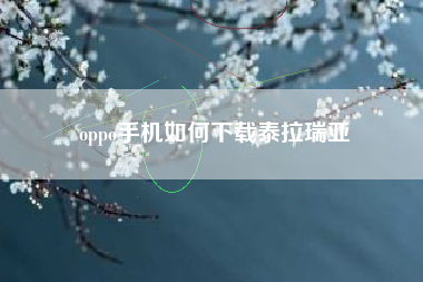 oppo手机如何下载泰拉瑞亚