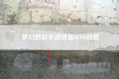 梦幻西游手游跨服BOSS战略