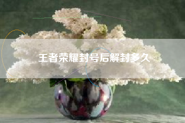 王者荣耀封号后解封多久