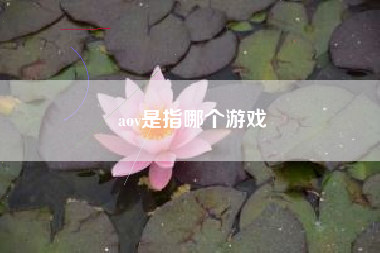 aov是指哪个游戏