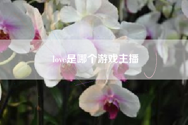 love是哪个游戏主播