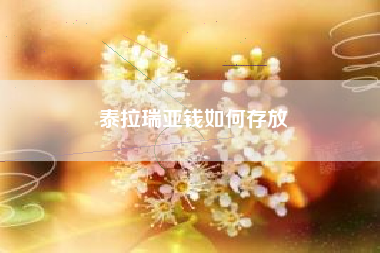 泰拉瑞亚钱如何存放