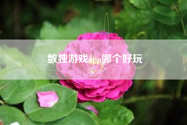 数独游戏app哪个好玩