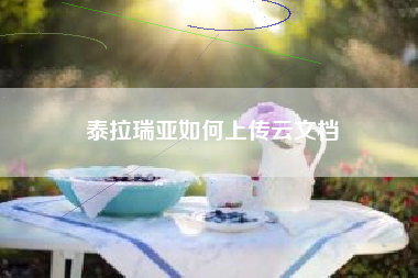 泰拉瑞亚如何上传云文档