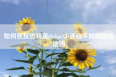 如何在反恐精英Online中适应不同的游戏地图