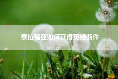 泰拉瑞亚如何获得英雄断件