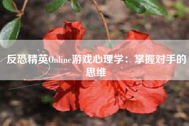 反恐精英Online游戏心理学：掌握对手的思维