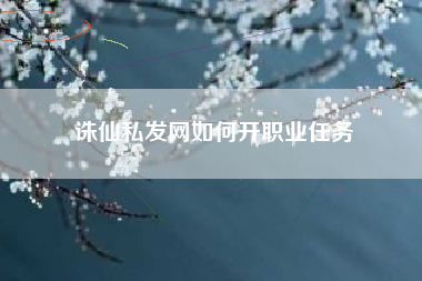 诛仙私发网如何开职业任务