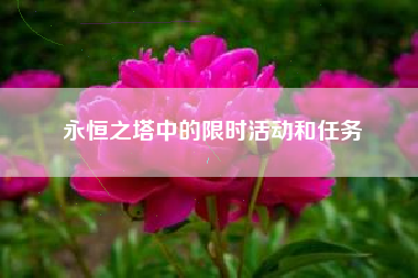 永恒之塔中的限时活动和任务