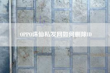 OPPO诛仙私发网如何删除ID