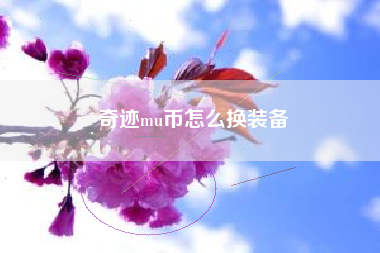 奇迹mu币怎么换装备