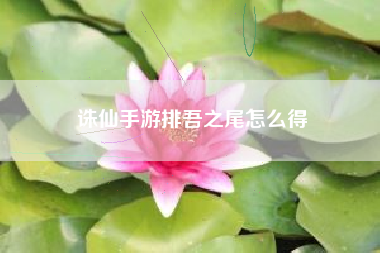 诛仙手游排吾之尾怎么得