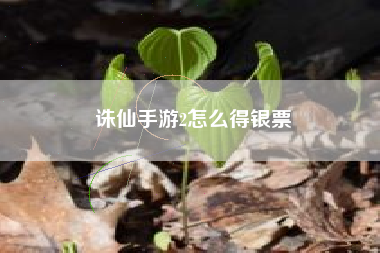 诛仙手游2怎么得银票