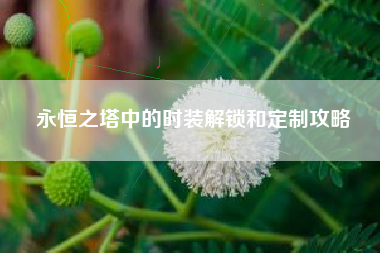 永恒之塔中的时装解锁和定制攻略