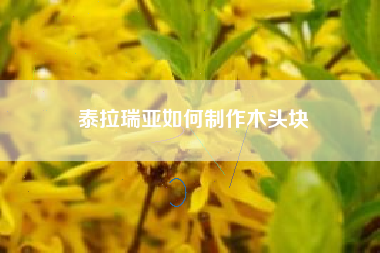 泰拉瑞亚如何制作木头块