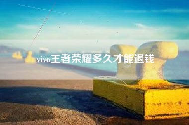 vivo王者荣耀多久才能退钱